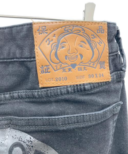 EVISU（エヴィス）EVISU (エヴィス) パンツ ブラック サイズ:SIZE 76cm (W30)の古着・服飾アイテム