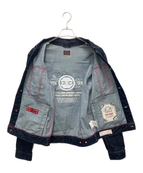 EVISU（エヴィス）EVISU (エヴィス) デニムジャケット インディゴ サイズ:SIZE Lの古着・服飾アイテム