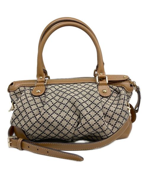 GUCCI（グッチ）GUCCI (グッチ) ハンドバッグ ブラウンの古着・服飾アイテム