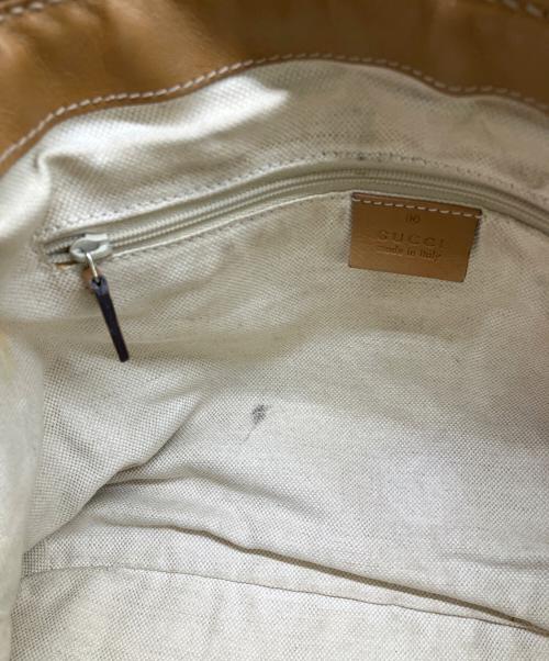 GUCCI（グッチ）GUCCI (グッチ) ハンドバッグ ブラウンの古着・服飾アイテム