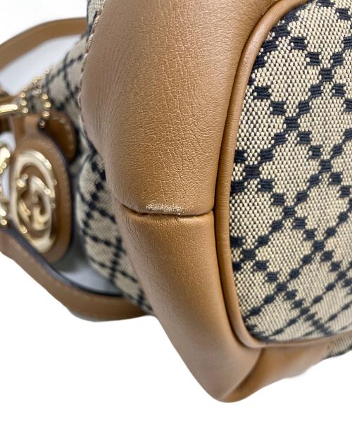 GUCCI（グッチ）GUCCI (グッチ) ハンドバッグ ブラウンの古着・服飾アイテム