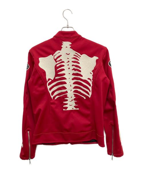 VANSON（バンソン）VANSON (バンソン) ボンディングライダース レッド サイズ:SIZE Mの古着・服飾アイテム