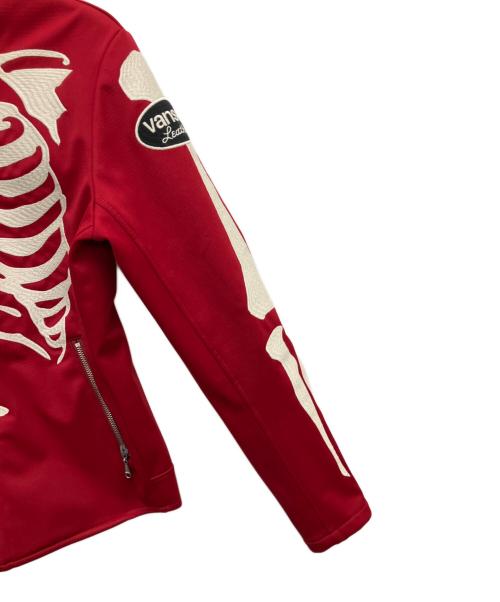 VANSON（バンソン）VANSON (バンソン) ボンディングライダース レッド サイズ:SIZE Mの古着・服飾アイテム