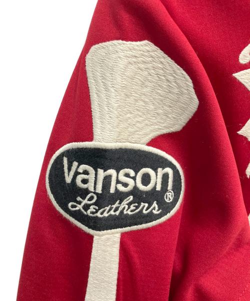 VANSON（バンソン）VANSON (バンソン) ボンディングライダース レッド サイズ:SIZE Mの古着・服飾アイテム