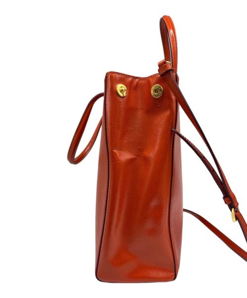 PRADA（プラダ）PRADA (プラダ) 2WAYショルダーバッグ ブラウンの古着・服飾アイテム