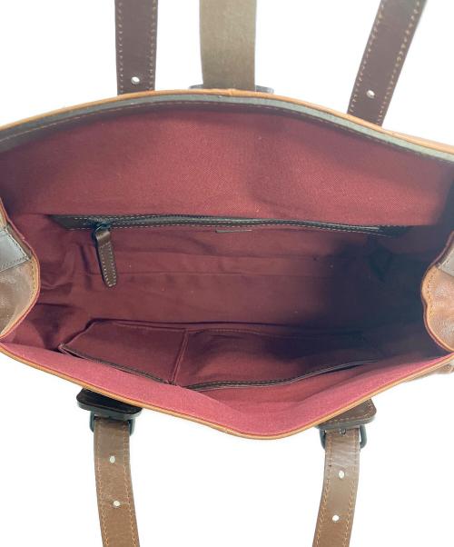 土屋鞄（ツチヤカバン）土屋鞄 (ツチヤカバン) ハーネスクロークミニボストンバッグ ブラウンの古着・服飾アイテム