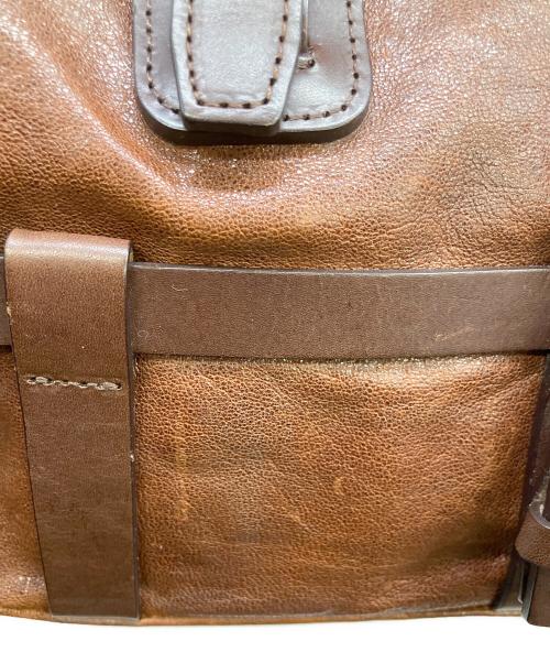 土屋鞄（ツチヤカバン）土屋鞄 (ツチヤカバン) ハーネスクロークミニボストンバッグ ブラウンの古着・服飾アイテム