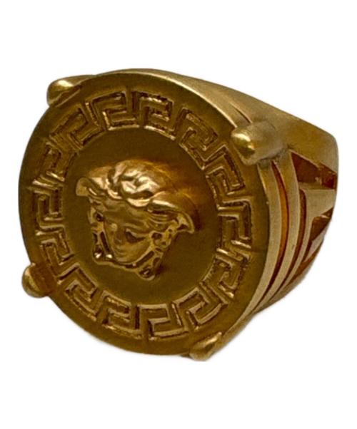 VERSACE（ヴェルサーチェ）VERSACE (ヴェルサーチェ) メデューサモチーフリング ゴールド サイズ:18号の古着・服飾アイテム