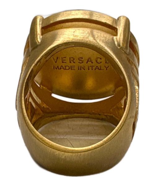 VERSACE（ヴェルサーチェ）VERSACE (ヴェルサーチェ) メデューサモチーフリング ゴールド サイズ:18号の古着・服飾アイテム