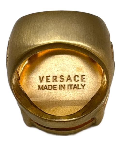 VERSACE（ヴェルサーチェ）VERSACE (ヴェルサーチェ) メデューサモチーフリング ゴールド サイズ:18号の古着・服飾アイテム