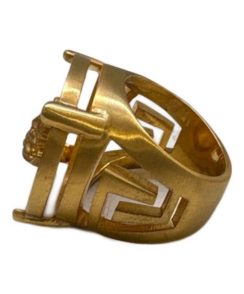 VERSACE（ヴェルサーチェ）VERSACE (ヴェルサーチェ) メデューサモチーフリング ゴールド サイズ:18号の古着・服飾アイテム
