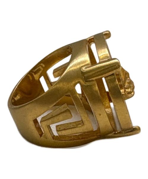 VERSACE（ヴェルサーチェ）VERSACE (ヴェルサーチェ) メデューサモチーフリング ゴールド サイズ:18号の古着・服飾アイテム