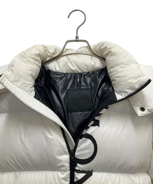 MONCLER（モンクレール）MONCLER (モンクレール) ダウンジャケット ブラック×ホワイト サイズ:SIZE5の古着・服飾アイテム
