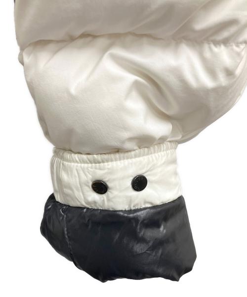 MONCLER（モンクレール）MONCLER (モンクレール) ダウンジャケット ブラック×ホワイト サイズ:SIZE5の古着・服飾アイテム