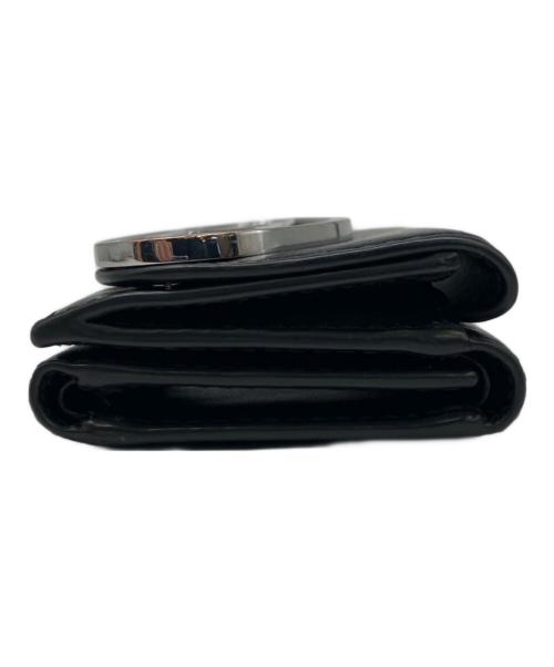 DIESEL（ディーゼル）DIESEL (ディーゼル) 3つ折り財布 ブラックの古着・服飾アイテム