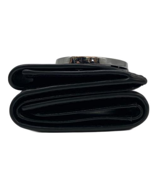 DIESEL（ディーゼル）DIESEL (ディーゼル) 3つ折り財布 ブラックの古着・服飾アイテム