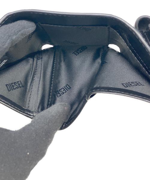 DIESEL（ディーゼル）DIESEL (ディーゼル) 3つ折り財布 ブラックの古着・服飾アイテム