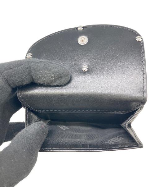 DIESEL（ディーゼル）DIESEL (ディーゼル) 3つ折り財布 ブラックの古着・服飾アイテム