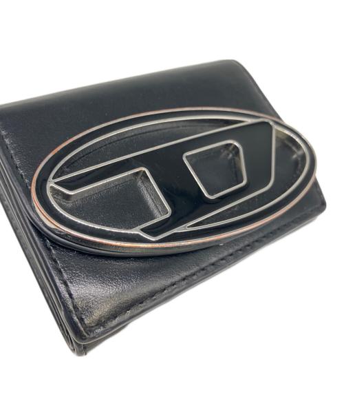 DIESEL（ディーゼル）DIESEL (ディーゼル) 3つ折り財布 ブラックの古着・服飾アイテム