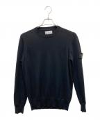 STONE ISLANDストーンアイランド）の古着「薄手ニット」｜ブラック
