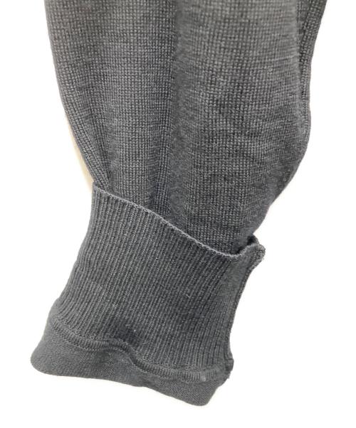 STONE ISLAND（ストーンアイランド）STONE ISLAND (ストーンアイランド) 薄手ニット ブラック サイズ:SIZE Sの古着・服飾アイテム