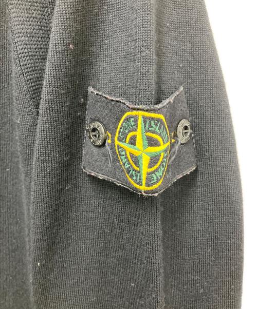 STONE ISLAND（ストーンアイランド）STONE ISLAND (ストーンアイランド) 薄手ニット ブラック サイズ:SIZE Sの古着・服飾アイテム