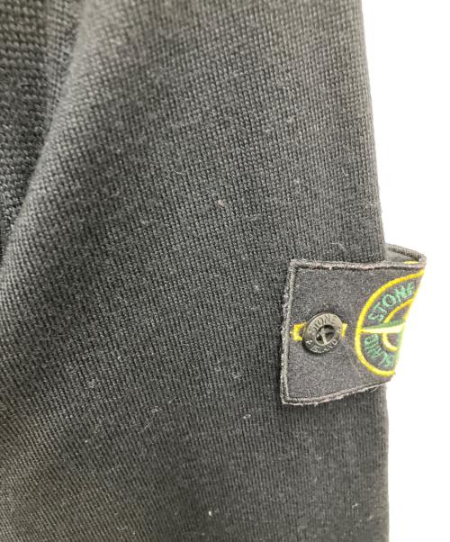 STONE ISLAND（ストーンアイランド）STONE ISLAND (ストーンアイランド) 薄手ニット ブラック サイズ:SIZE Sの古着・服飾アイテム