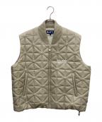 BoTTボット）の古着「Quilted Sparkle Vest」｜ベージュ