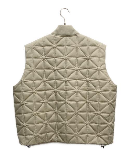 BoTT（ボット）BoTT (ボット) Quilted Sparkle Vest ベージュ サイズ:SIZE Lの古着・服飾アイテム
