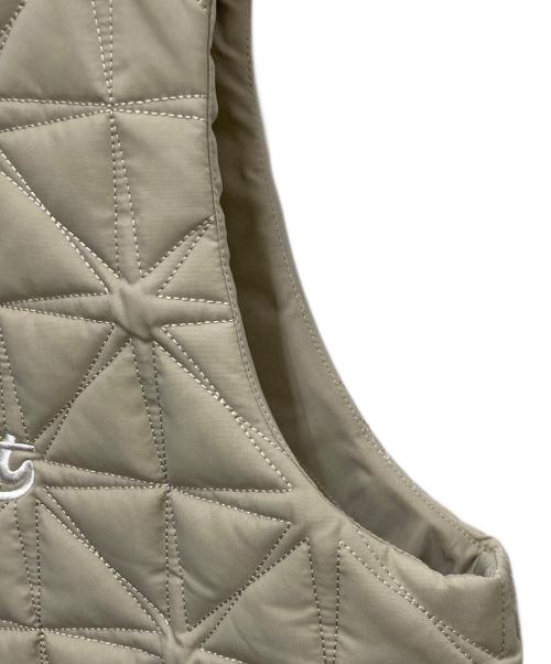 BoTT（ボット）BoTT (ボット) Quilted Sparkle Vest ベージュ サイズ:SIZE Lの古着・服飾アイテム
