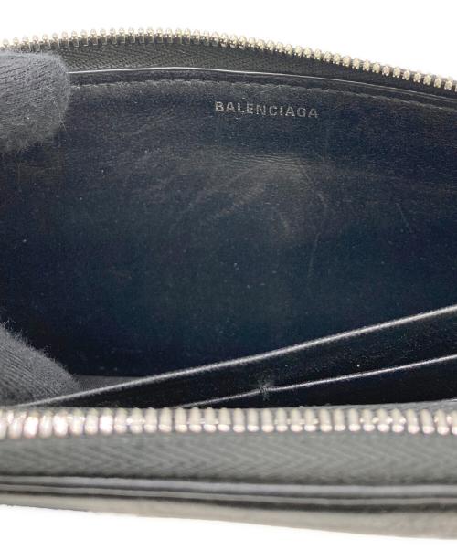 BALENCIAGA（バレンシアガ）BALENCIAGA (バレンシアガ) ラウンドファスナー長財布 ブラックの古着・服飾アイテム