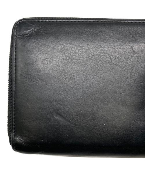 BALENCIAGA（バレンシアガ）BALENCIAGA (バレンシアガ) ラウンドファスナー長財布 ブラックの古着・服飾アイテム