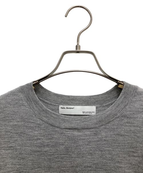 Hello Bonjour!（ハローボンジュール）Hello Bonjour! (ハローボンジュール) ニット グレー サイズ:-の古着・服飾アイテム