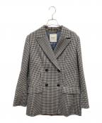 JOURNAL STANDARD L’essageジャーナルスタンダードレサージュ）の古着「2/48チェックジャケット」｜ベージュ