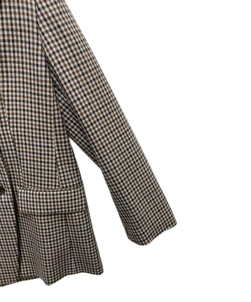 JOURNAL STANDARD L’essage（ジャーナルスタンダードレサージュ）JOURNAL STANDARD L’essage (ジャーナルスタンダードレサージュ) 2/48チェックジャケット ベージュ サイズ:SIZE 38の古着・服飾アイテム