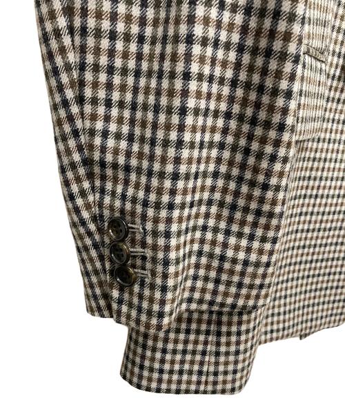 JOURNAL STANDARD L’essage（ジャーナルスタンダードレサージュ）JOURNAL STANDARD L’essage (ジャーナルスタンダードレサージュ) 2/48チェックジャケット ベージュ サイズ:SIZE 38の古着・服飾アイテム