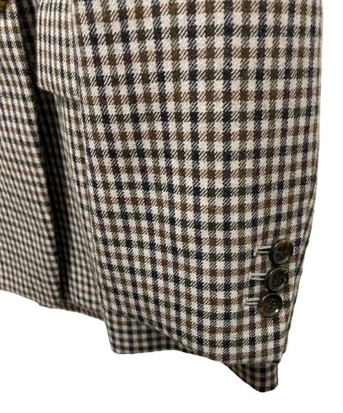 JOURNAL STANDARD L’essage（ジャーナルスタンダードレサージュ）JOURNAL STANDARD L’essage (ジャーナルスタンダードレサージュ) 2/48チェックジャケット ベージュ サイズ:SIZE 38の古着・服飾アイテム