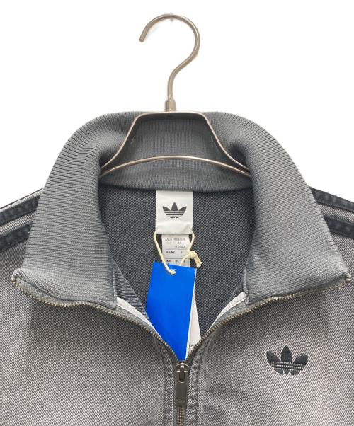 adidas（アディダス）adidas (アディダス) トラックトップデニムジャケット グレー サイズ:SIZE M 未使用品の古着・服飾アイテム