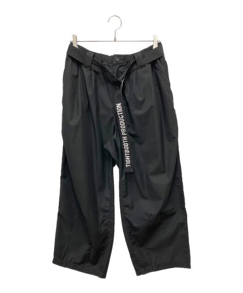 TIGHTBOOTH PRODUCTION（タイトブースプロダクション）TIGHTBOOTH PRODUCTION (タイトブースプロダクション) BAGGY SLACKS ブラック サイズ:SIZE Mの古着・服飾アイテム