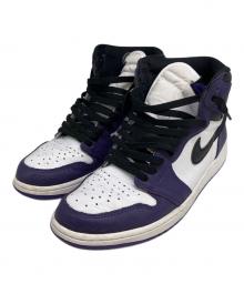 NIKE（ナイキ）の古着「ハイカットスニーカー」｜パープル×ホワイト