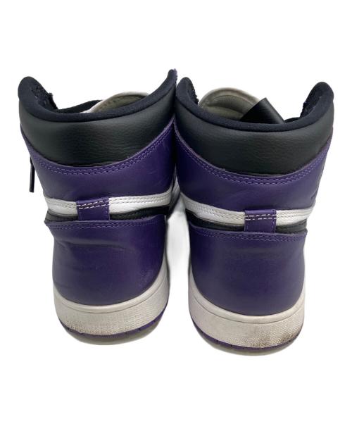 NIKE（ナイキ）NIKE (ナイキ) ハイカットスニーカー パープル×ホワイト サイズ:SIZE 27.5cmの古着・服飾アイテム