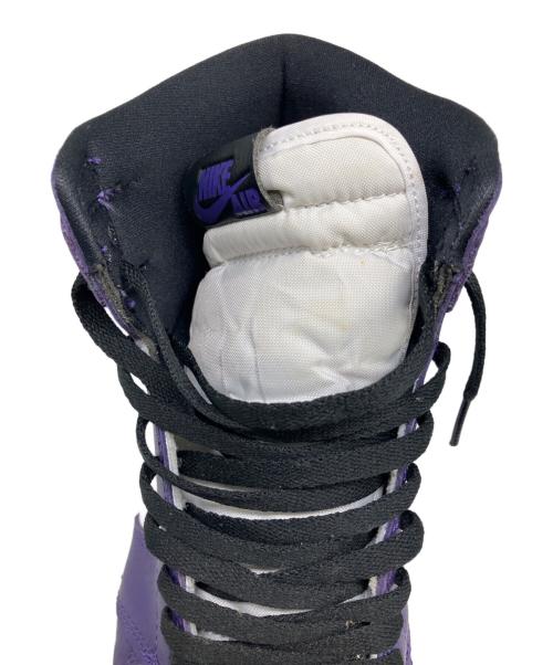 NIKE（ナイキ）NIKE (ナイキ) ハイカットスニーカー パープル×ホワイト サイズ:SIZE 27.5cmの古着・服飾アイテム