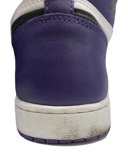 NIKE（ナイキ）NIKE (ナイキ) ハイカットスニーカー パープル×ホワイト サイズ:SIZE 27.5cmの古着・服飾アイテム