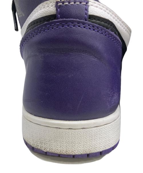 NIKE（ナイキ）NIKE (ナイキ) ハイカットスニーカー パープル×ホワイト サイズ:SIZE 27.5cmの古着・服飾アイテム