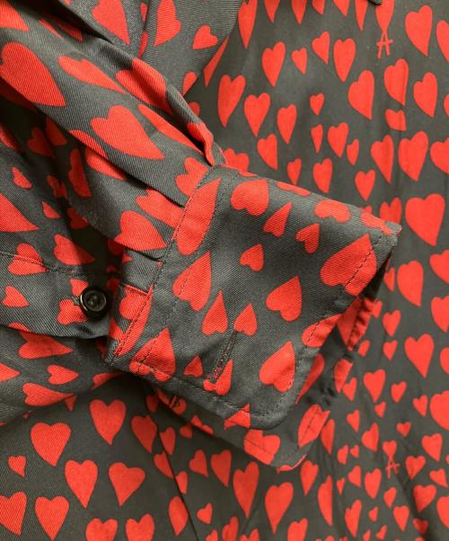 ami（アミ）ami (アミ) 総柄シャツ ブラック サイズ:SIZE　38の古着・服飾アイテム