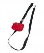 PRADAプラダ）の古着「ペットリーシュミニポーチ付き」｜レッド×ブラック