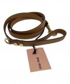 MIU MIUミュウミュウ）の古着「ペットリード」｜ピンク