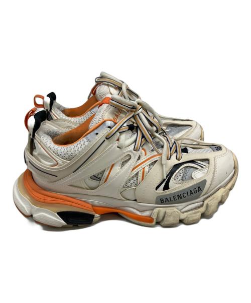 BALENCIAGA（バレンシアガ）BALENCIAGA (バレンシアガ) ローカットスニーカー ホワイト×オレンジ サイズ:SIZE　24cmの古着・服飾アイテム