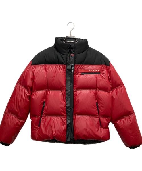PRADA（プラダ）PRADA (プラダ) ダウンジャケット レッド サイズ:Sの古着・服飾アイテム