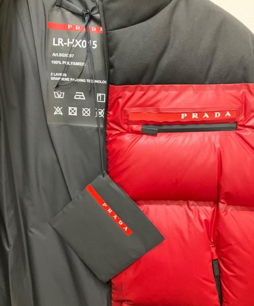 PRADA（プラダ）PRADA (プラダ) ダウンジャケット レッド サイズ:Sの古着・服飾アイテム